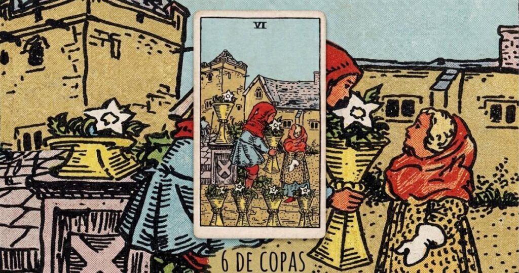 Carta do tarô de hoje: o significado do 6 de Copas no Dia das Crianças