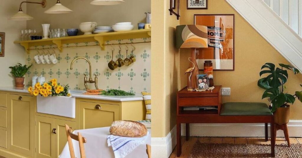 Amarelo manteiga conquista espaço na decoração de interiores com propostas relaxantes