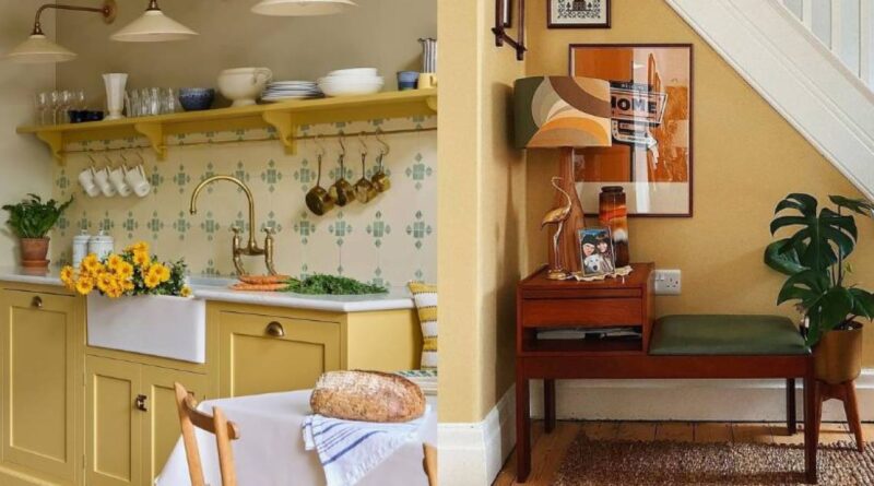Amarelo manteiga conquista espaço na decoração de interiores com propostas relaxantes
