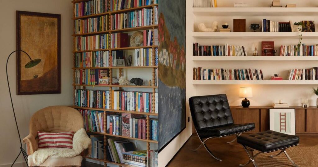 Como as estantes ganharam papel central na decoração sofisticada da casa