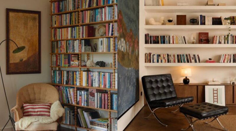 Como as estantes ganharam papel central na decoração sofisticada da casa